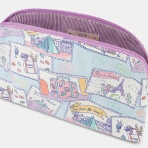 NEW W/O Tag Roller Rabbit Paris Monkey Makeup Toiletry Cosmetic Zip Bag Pouch